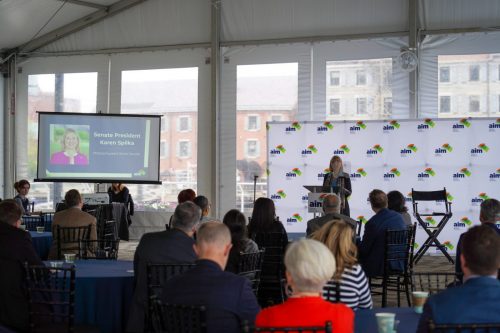 Commonwealth Conversation with Senate President Karen Spilka AIM-at-NEAq4